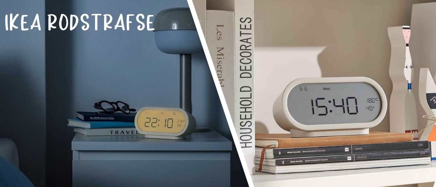 ساعت رومیزی ایکیا مدل IKEA RODSTRAFSE